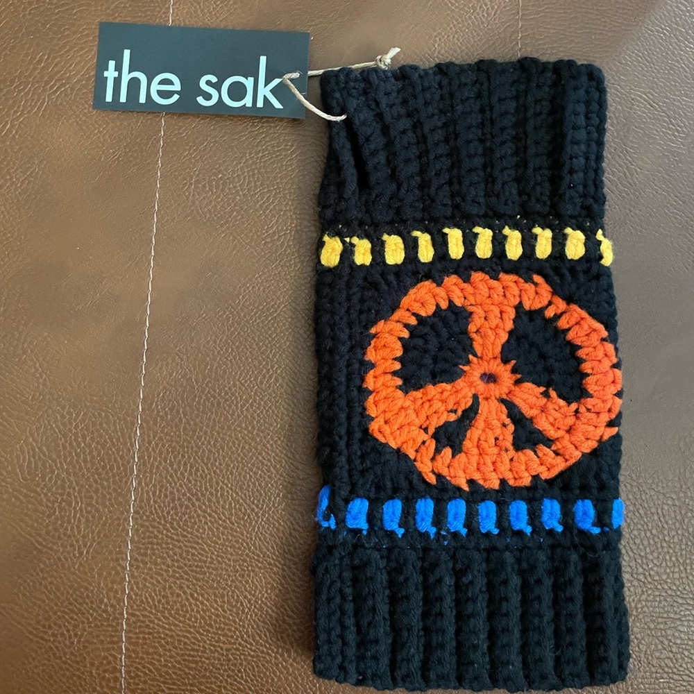 The Sak Women’s Knit Fingerless Gloves and Balaclava